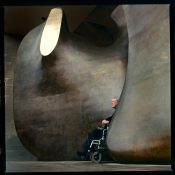 Hugh Gallagher, author and political consultant, drafted the Architectural Barriers act of 1968. He is often considered the grandfather of the disability movement. Contracting polio at the age of 19, Gallagher worked most of his life in government buildings that were inaccessible. He was exasperated at the indignity of being employed in the Senate and having to “pee in a cup.”